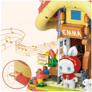 Конструктор Emma Secret Forest Музыкальная шкатулка Грибной домик, 650 деталей