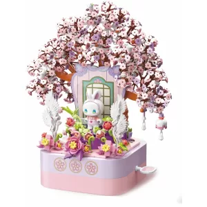 Конструктор Emma Secret Forest Музыкальная шкатулка Цветущая вишня, 700 деталей