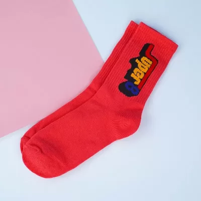Носки "College Style" красный, 37-40 р.