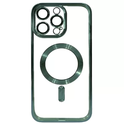 Чехол iP 14 Pro IRIS MagSafe (Green)