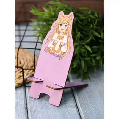 Подставка под телефон/планшет «Love corgi girl»