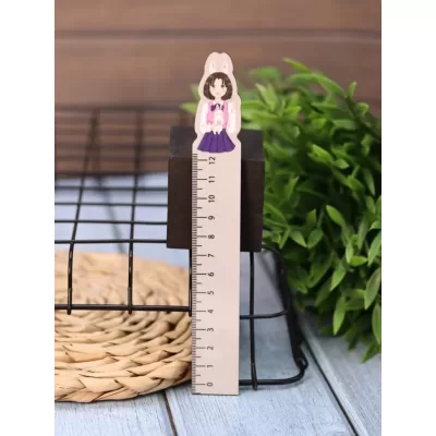 Линейка ECO из дерева Аниме «Love bunny girl»