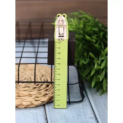 Линейка ECO из дерева Аниме «Perfect panda girl»