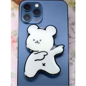 Попсокет "Bear", white