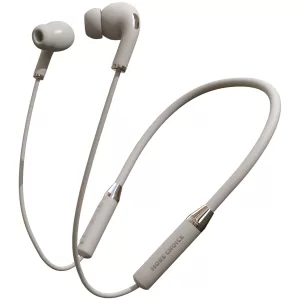 Bluetooth наушники с шейной дугой More Choice BG31S, белые