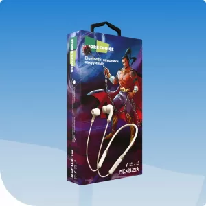 Bluetooth наушники с шейной дугой More Choice BG31S, белые