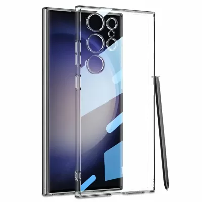Чехол Sams S24 Ultra Ультратонкий силикон (Прозрачный)