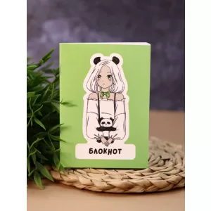 Блокнот А6 Аниме "Perfect panda girl"