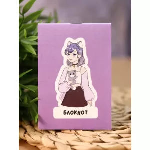 Блокнот А7 Аниме "Cute cat Girl"