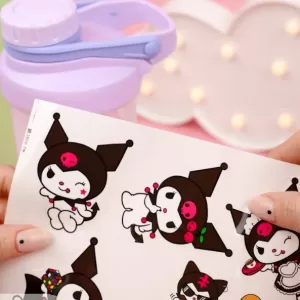 Бутылочка прозрачная "Куро" фиолетовый, 700 мл.