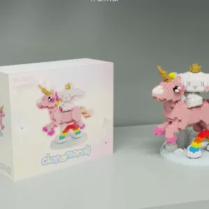 Конструктор 3D Синаморол на единороге 949 деталей