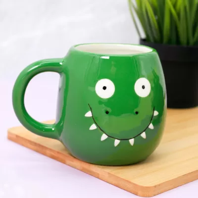 Кружка керамическая «Dino», green