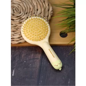 Расческа "Cartoon head", yellow