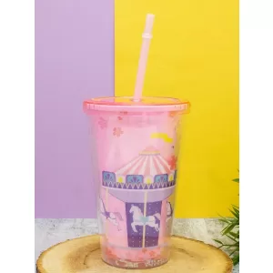 Тамблер "Happy park", pink