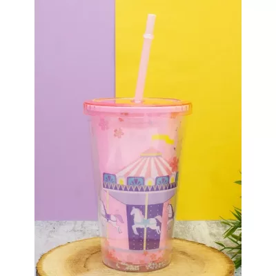 Тамблер "Happy park", pink