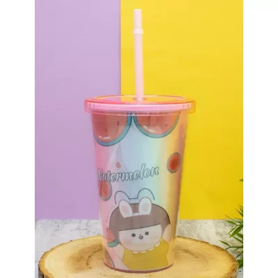 Тамблер "Rabbit watermelon", pink