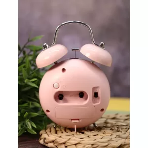 Часы-будильник «Clear wake-up with animals», pink bunny