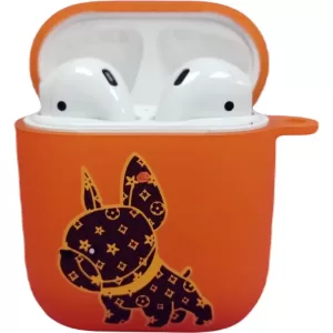 Чехол AirPods Luxo (Бульдог Оранжевый(A61))
