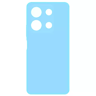 Чехол Poco M6 Pro 4G/Note 13 Pro 4G Silicone Case Logo (Голубой(11))
