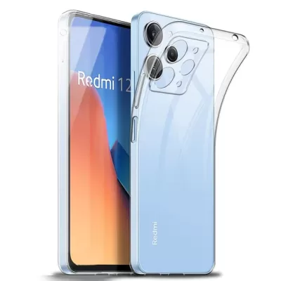 Чехол Redmi 12 Ультратонкий силикон (Прозрачный)