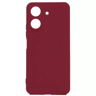 Чехол Redmi 13C/Poco C65 Silicone Case Logo (Винный(23))