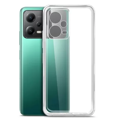 Чехол Redmi Note 12/Poco X5 Ультратонкий силикон (Прозрачный)