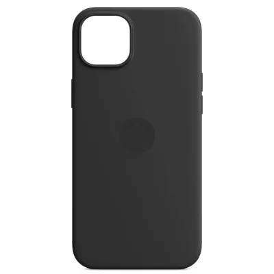 Чехол iP 15 App Silicone Case A With MagSafe (Black)
