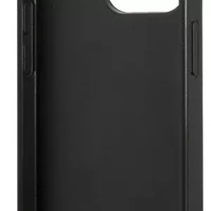 Чехол iP 15 Pro Glitter Flakes Metal logo (Black)