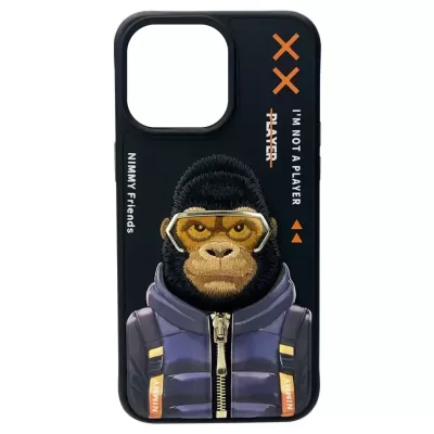 Чехол iP 14 Pro Nimmy Cool Cute (Gorilla)