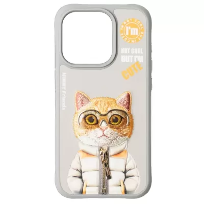 Чехол iP 15 Pro Nimmy Cool Cute (Little Hipster Man)