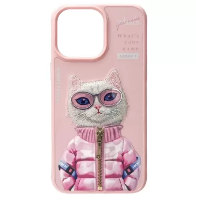 Чехол iP 15 Pro Nimmy Cool Cute (White Rich and Beauty)