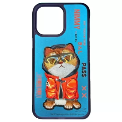 Чехол iP 15 Pro Nimmy Dazzle (Little Hipster Man)