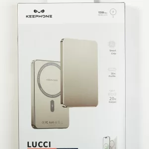 Iphone Battery Pack MagSafe "Keephone" LUCCI 20W PB-34 5000mAh (Titanium)