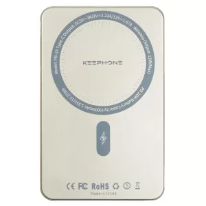 Iphone Battery Pack MagSafe "Keephone" LUCCI 20W PB-34 10000mAh (Titanium)