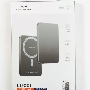 Iphone Battery Pack MagSafe "Keephone" LUCCI 20W PB-34 5000mAh (Gunmetal)
