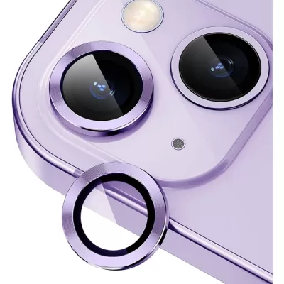 Защитное стекло KEEPHONE CAMERA LENS IP 14/14 Plus SPL010 Purple