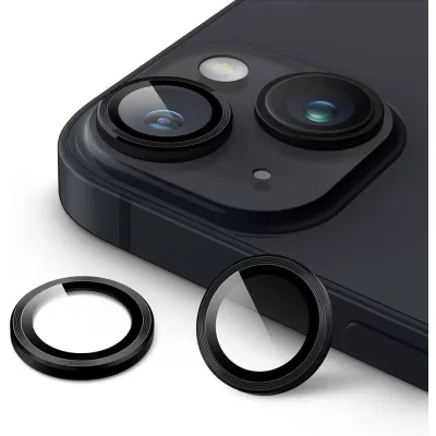 Защитное стекло KEEPHONE CAMERA LENS IP 14/14 Plus SPL010 Black