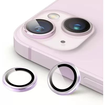 Защитное стекло KEEPHONE CAMERA LENS IP 15/15Plus SPL010 Pink