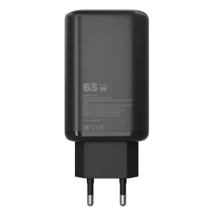 СЗУ More Choise GaN NC79 Charging Quick Charger 2*USB-C, 1*USB, 65W, черный