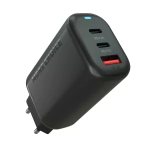 СЗУ More Choise GaN NC79 Charging Quick Charger 2*USB-C, 1*USB, 65W, черный