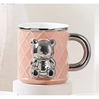 Кружка «Silver bear», peach (400 ml)