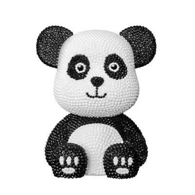 Алмазная мозаика Панда Шайни Fun and Done черно-белый