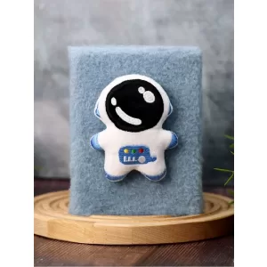 Блокнот плюшевый «Astronaut», grey