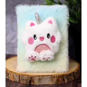 Блокнот плюшевый «Cute catcorn»