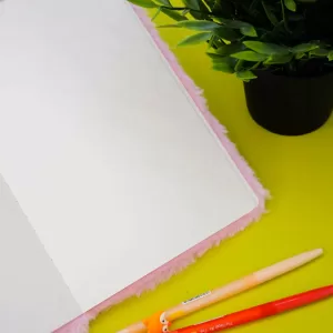 Блокнот плюшевый "Heart", pink