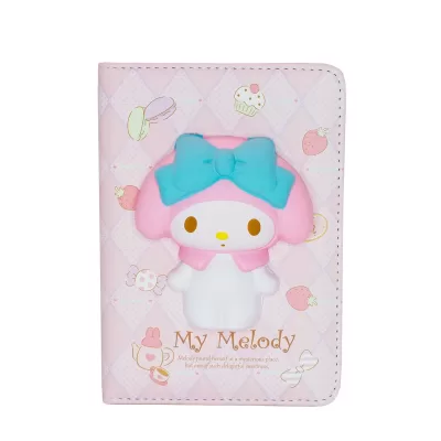 Блокнот со сквишем Кролик My Melody формат А6 розовый