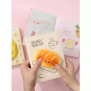 Блокнот со сквишем Хлебушек Brand New Day формат А5 бежевый