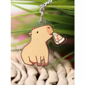 Брелок «Capybara pizza»