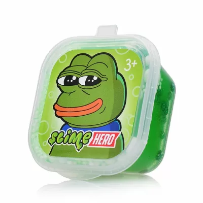 Игрушка для детей старше 3-х лет модели "Slime" с товарным знаком "Slime" Лягушонок, зеленый