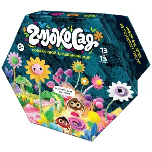 Игрушка из пластичных масс: легкий пластилин "Глюкосад": большой набор